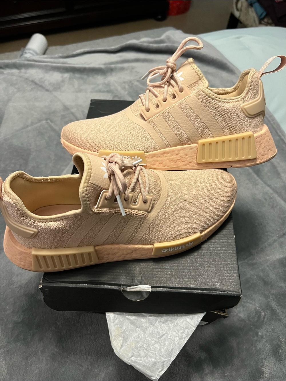 adidas NMD_R1 Sneakers in Peach-Blush